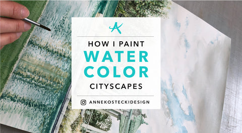 How I Paint Watercolor Cityscapes