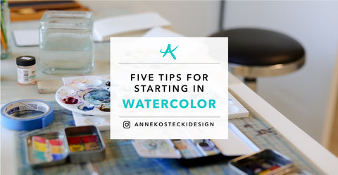 5 Tips for Starting in Watercolor