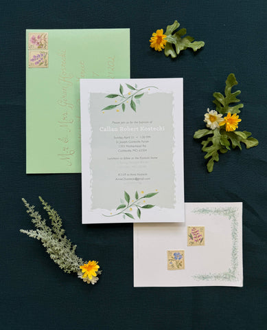 Callan's Baptism Invitation