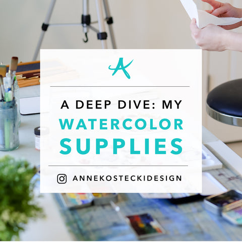 Deep Dive into My Watercolor Supplies