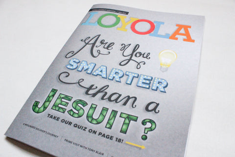 Are You Smarter Than A Jesuit? Magazine Cover