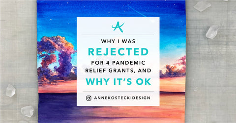 Why I Was Rejected For 4 Pandemic Relief Grants, And Why It's OK