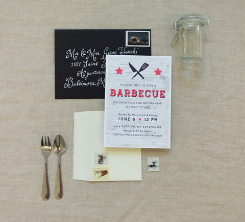 Backyard Barbecue Invitation