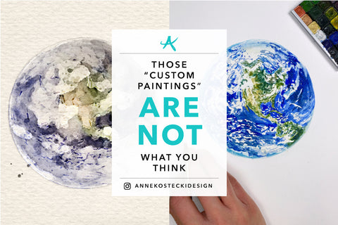 Those “Custom Paintings” Are Not What You Think – Anne Kostecki Design &  Illustration