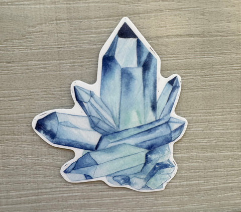 Blue Crystal Sticker