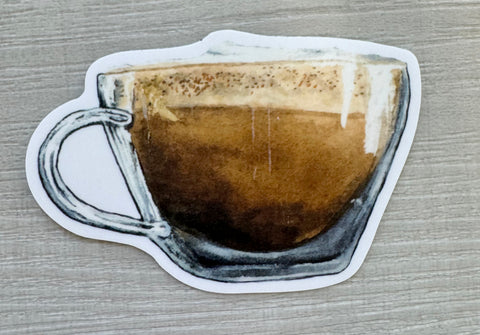 Coffee Cup Sticker