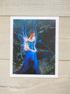 Dark Forest Fairy Art Print
