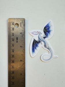 Watercolor Ice Dragon Sticker