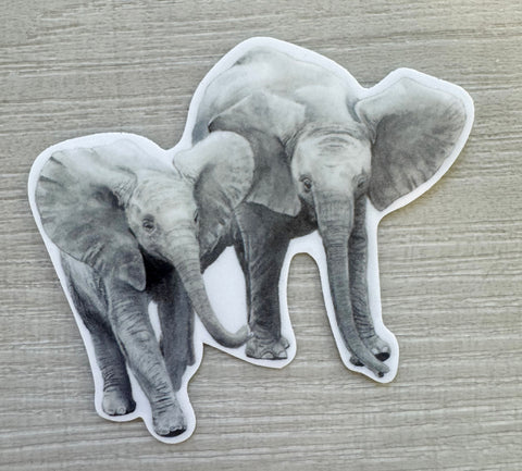 Elephant Friends Sticker