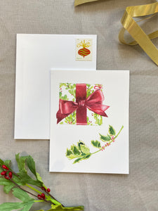 Wrapped Gift Holiday Card