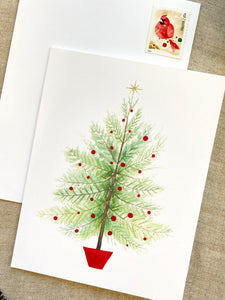 Stylish Tree Holiday Card