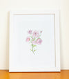 Peony Watercolor Print