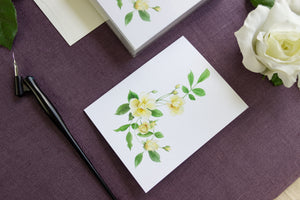 Honey Rose Watercolor Cards