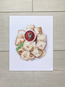 Toasted Ravioli Print